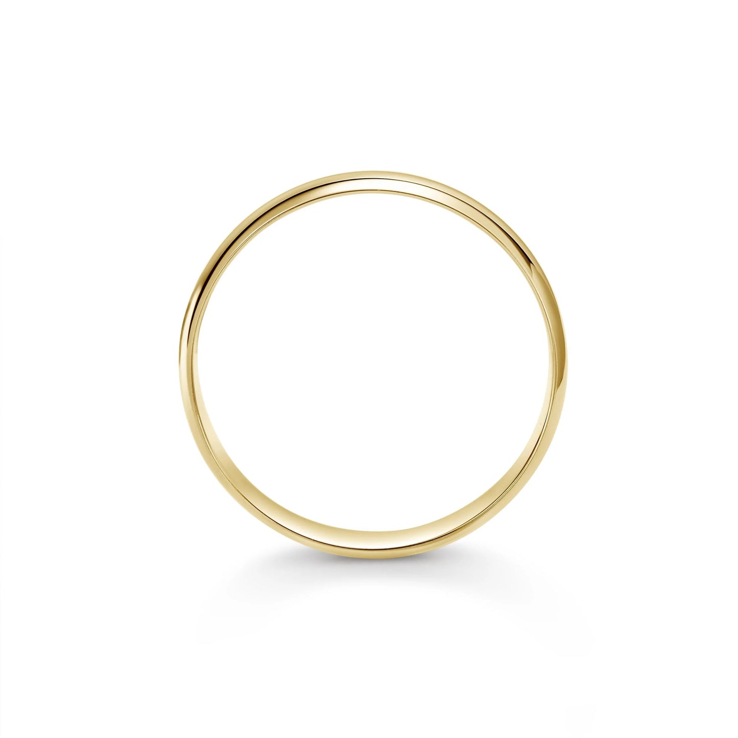 Traditional Plan Wedding Ring 10K Yellow Gold, 5 Mm