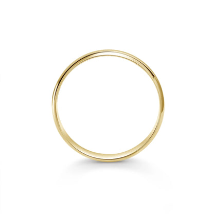 Traditional Plan Wedding Ring 10K Yellow Gold, 5 Mm
