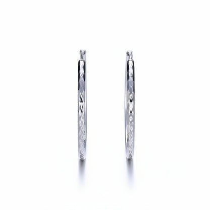 Silver Hoop Earrings